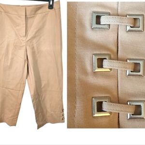 Rafaella khaki curvy capri